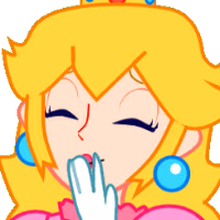 PeachLaugh emote