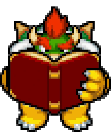 BowserReading emote