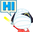LuckyWaveHi emoji
