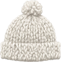 Whiteknittedwoolcap static emote