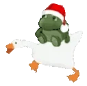 frogeOnAGoose emote