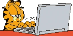 garfChatting emote