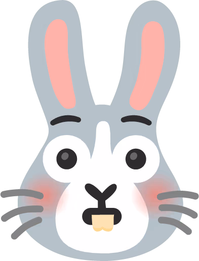 flushed_bunny emote