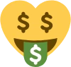 moneyheart emote