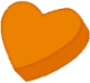 darkorangecandyheart emote