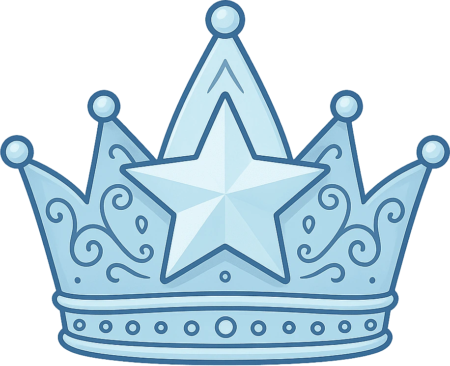 owner_blue_crown_with_star emote