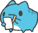 catWrite emote