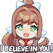 MonikaBelieve emote