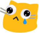 blobcatgooglysad emote
