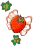 StrawberryCloverBow emote