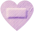 purpleheart_bandage emote