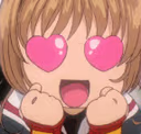 SakuraHeartEyes emote