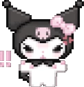 kawaiiangrykuromi emote