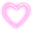 Neon_heart_emoji emote