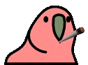 bluntParrot emote