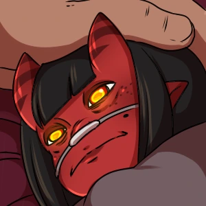 Meru_Sick_Pat emote