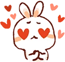 bunny_hearts emote
