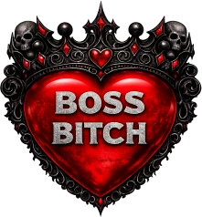 Redbossbitchheart emote