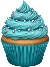 Teal_cupcake emote
