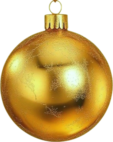ChristmasBaubleGold static emote