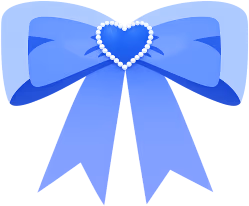 Blueheartbow emote