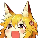 Senko_happy_nosies emote