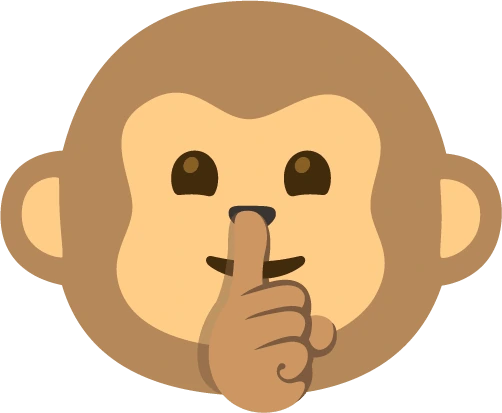 Shushing_Face_Monkey emote