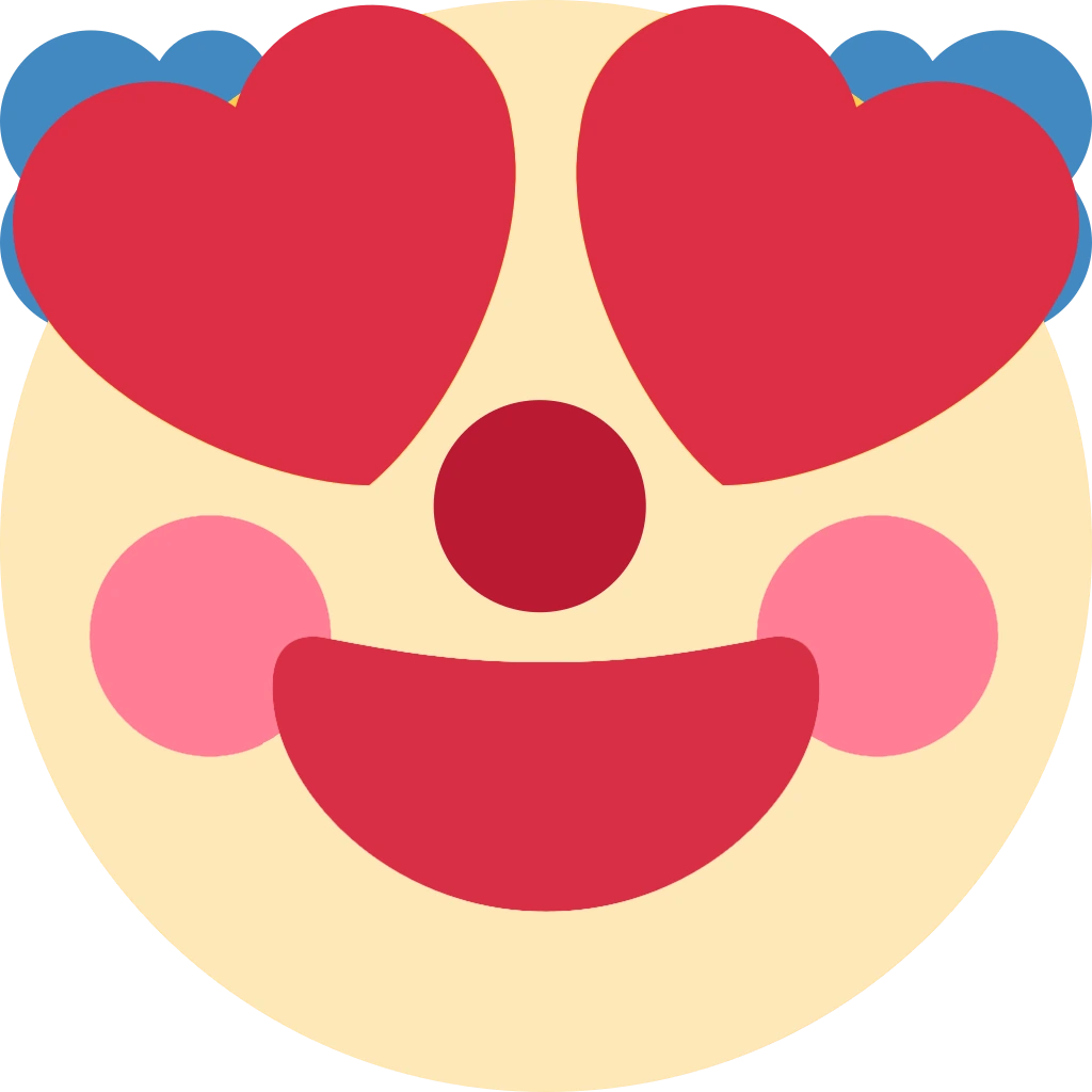 heart_eyes_clown emoji