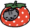 cat_strawberry emote
