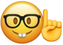 NerdFace emote