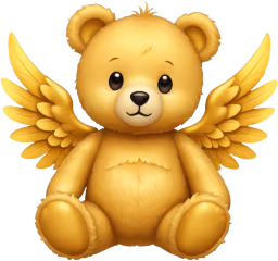 Gold_angel_teddybear emote