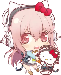 sonicoxhellokitty emote