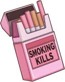 Pinkcigarettepack emote