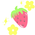 sparkle_strawberry emote