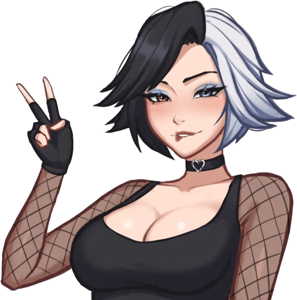 LunaSnowPeace emote