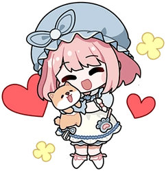 NikkiFloofHug static emote