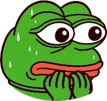 Pepe_nervous_sweat emote