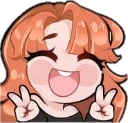 ginger_peace emote