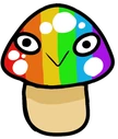 rainbowshroomie emote