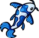 BlueKoiFish emote