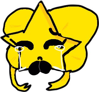 Crying sticker