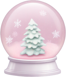 Pinksnowglobe static emote