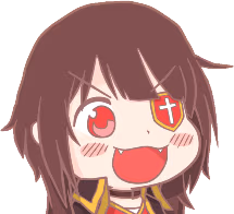 MeguminWithoutHat emote