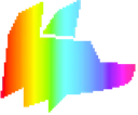 Rainbow_Fox_piel_art emote