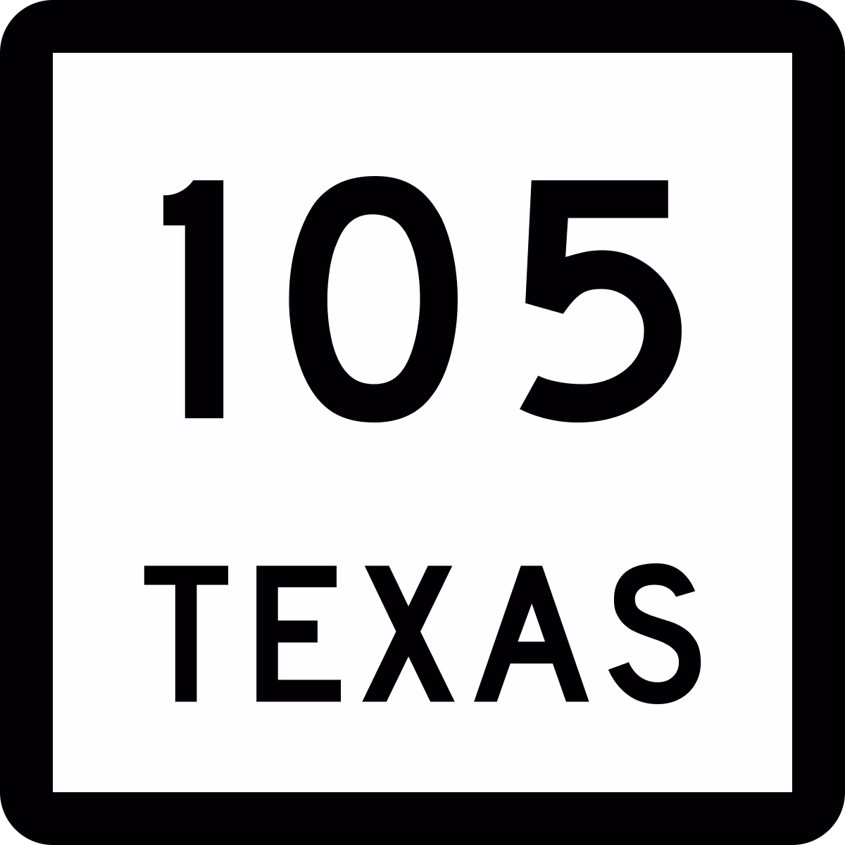 Texas_State_Highway_105 emoji