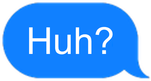 iMessageHuh emote