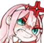 ZeroTwo_Annoyed emoji
