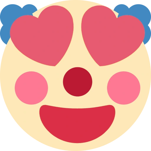 clownhearteyes emote
