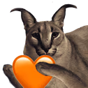 FloppaOheart emote