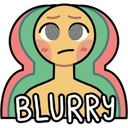 blurry emote